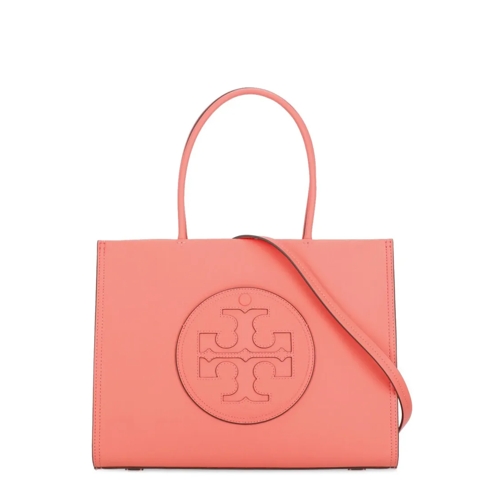 Tory Burch Pink Tony Burch Synth Leather Shopping Bag Pink Tote