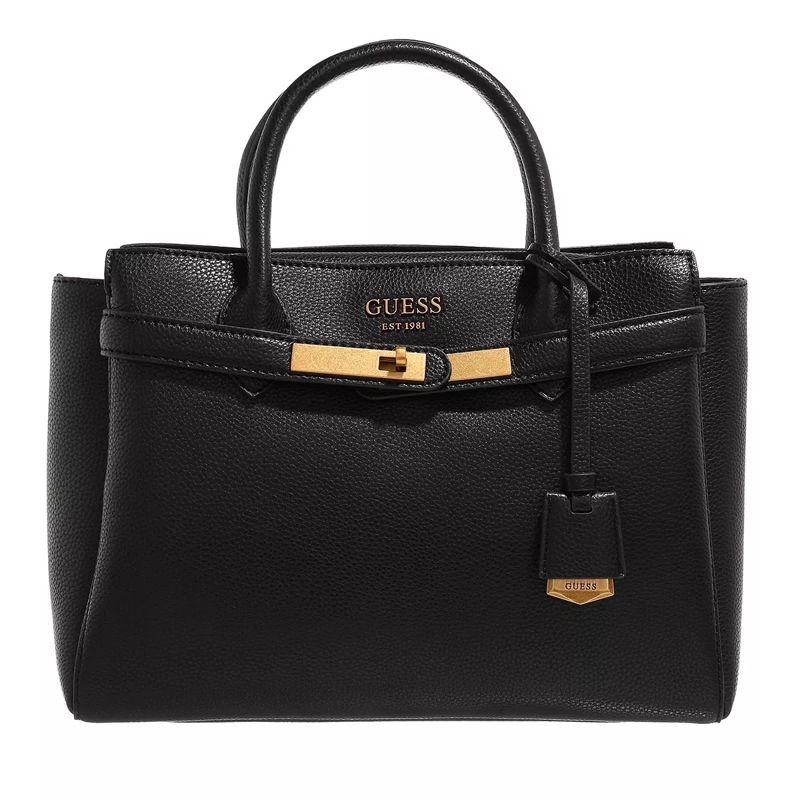 Guess Tote Enisa High Society Satchel Black