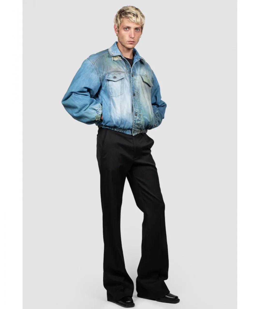 Thumbnail - Egonlab - EGONLAB Gepaddete Denimjacke - Größe XL - multi