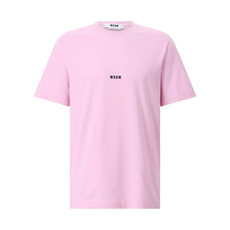 MSGM T-shirt T-Shirt mit Logo Rosa