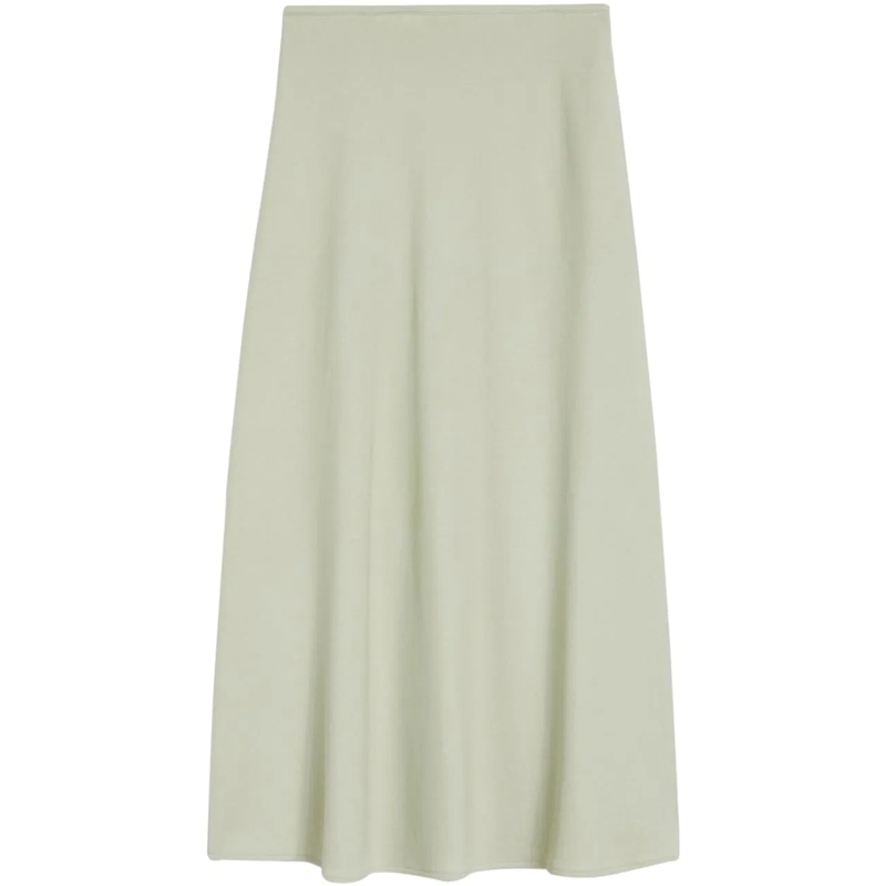 Jil Sander Midirock Skirt Lemon Green grün