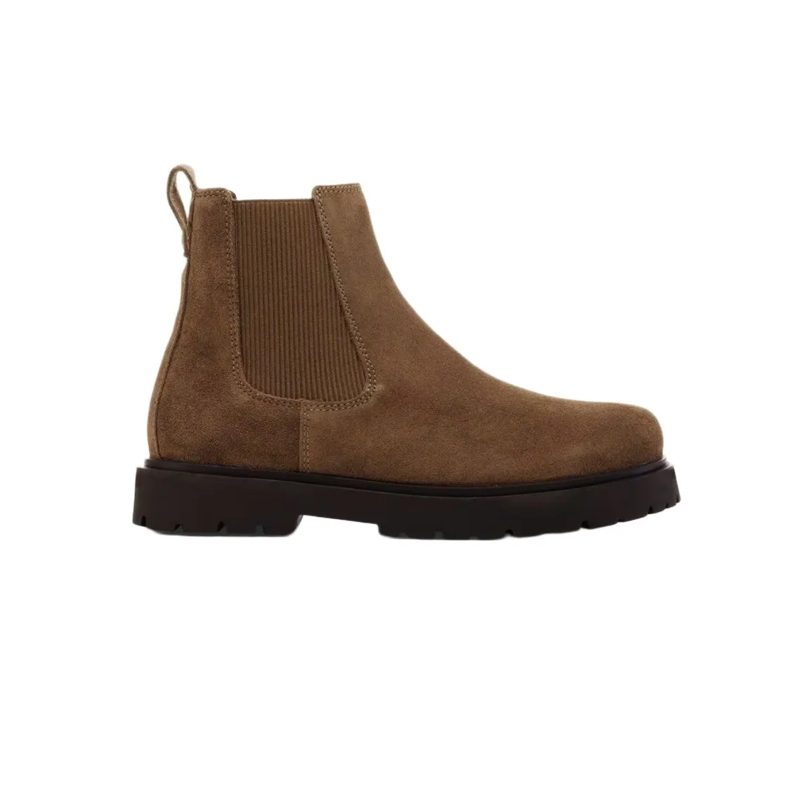 Birkenstock Bottes Refined Chelsea Boot With Soft Suede Upper Black