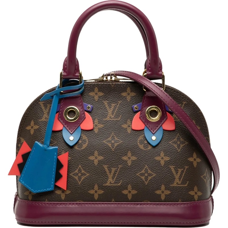 Louis Vuitton Schultertasche Monogram Totem Alma BB braun