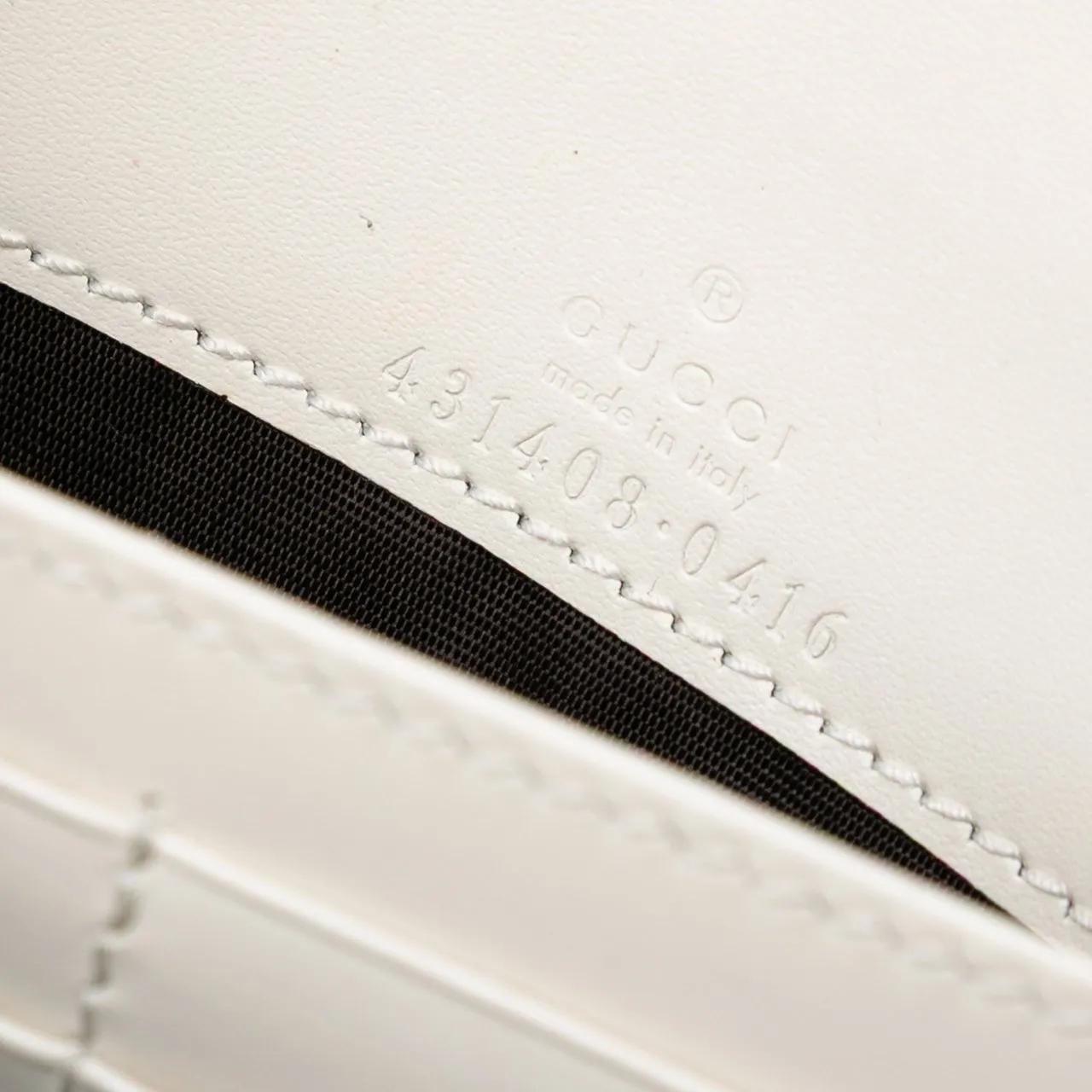 Thumbnail - Gucci Hobo Bags - Mini Guccissima Bow Signature Wallet On Chain - Gr. unisize - in Weiß - für Damen