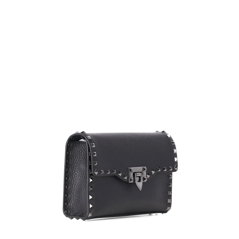 Valentino Garavani Crossbody Bag Tasche aus Leder schwarz(Image 3)