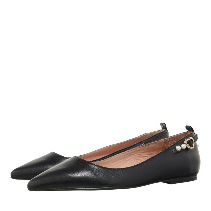 Love Moschino Ballerinas Pearls Ballerina Nero