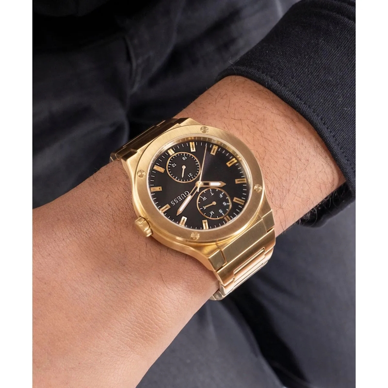 Guess Quarzuhr Quarz-Analoguhr Jet gold(Image 4)