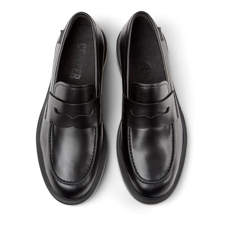 Camper Schnürschuhe Mokassins Dean schwarz(Image 5)