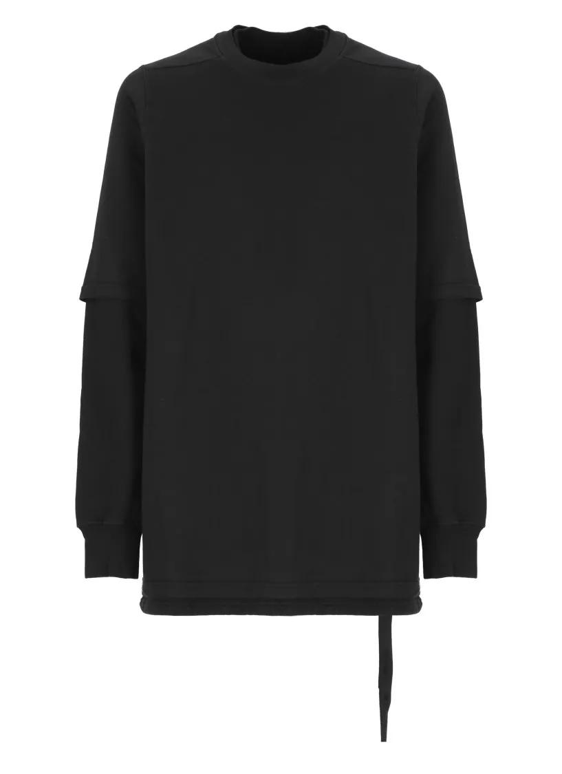 Rick Owens - Black Cotton Sweatshirt - Größe M - schwarz