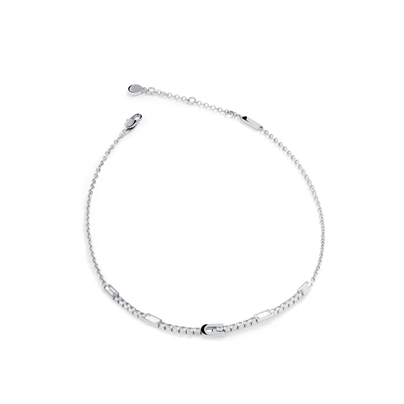 Furla Mittellange Halskette Halskette Furla Sparkling silber