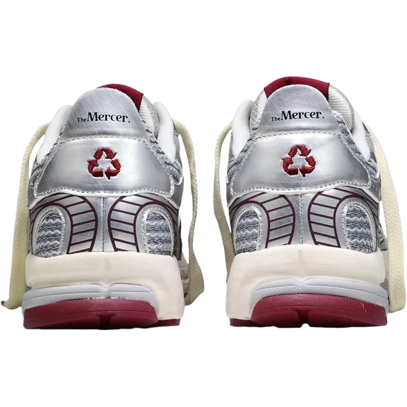 MERCER AMSTERDAM Low-Top-Sneaker Dames The Re-Run Twin Mesh grau(Image 4)