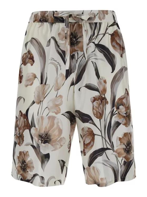 Floral bermuda shorts clearance