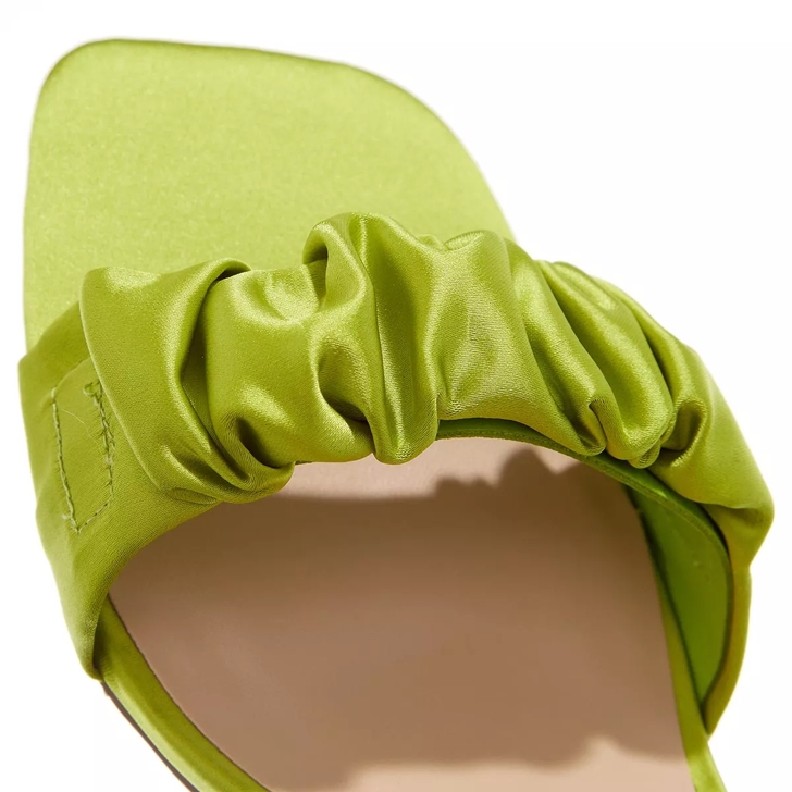 Steve Madden Truley Sandal Lime Satin Mule