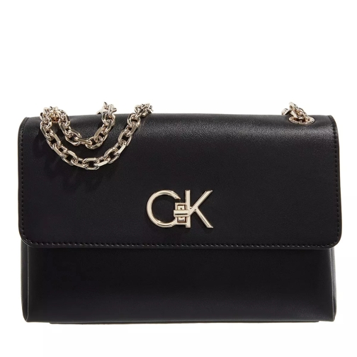 Calvin Klein Re-Lock Ew Conv Crossbody Ck Black Cartable