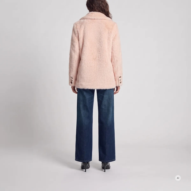 Marc Aurel Blazer Blazer- Pattentaschen- Ärmelschlitz mit Knöpfen rosa(Image 4)