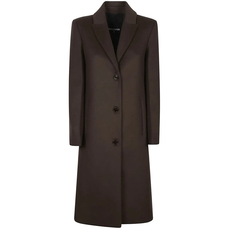 Patrizia Pepe Veste de transition Coat Brown braun