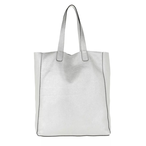 Abro Calf Shimmer Shopper White / Whitegold Shopping Bag