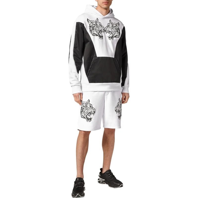 Plein Sport Top Hoodie Tiger weiss(Image 4)