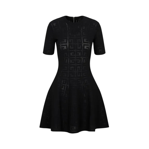 Givenchy Dress In 4G Jacquard Black 