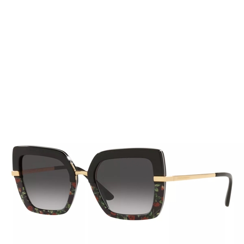 Dolce&Gabbana Woman Sunglasses 0DG4373 Black/Red Roses Zonnebril