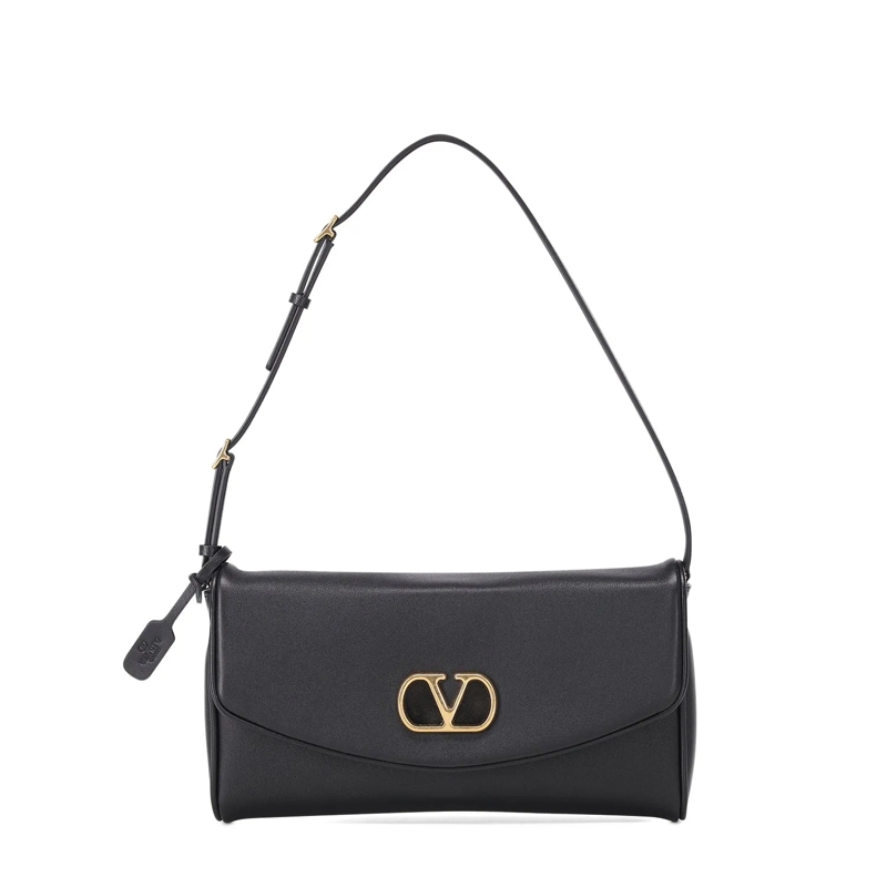 Valentino Garavani Crossbody Bag Schultertasche aus Nappaleder schwarz