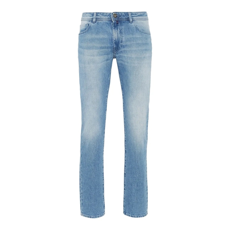 BILLIONAIRE Jeans mit geradem Bein Jeans Regular Fit hell-blau