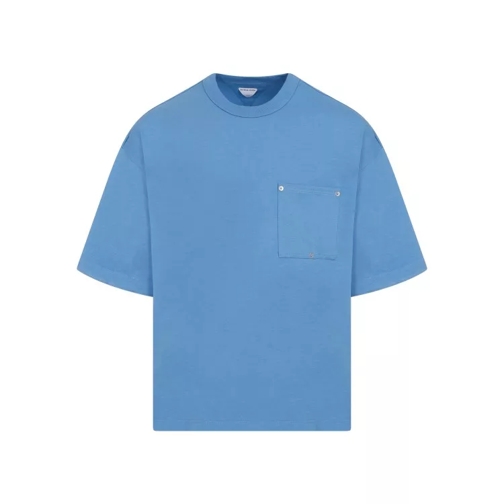 Bottega Veneta Admiral Blue Cotton T-Shirt Blue 