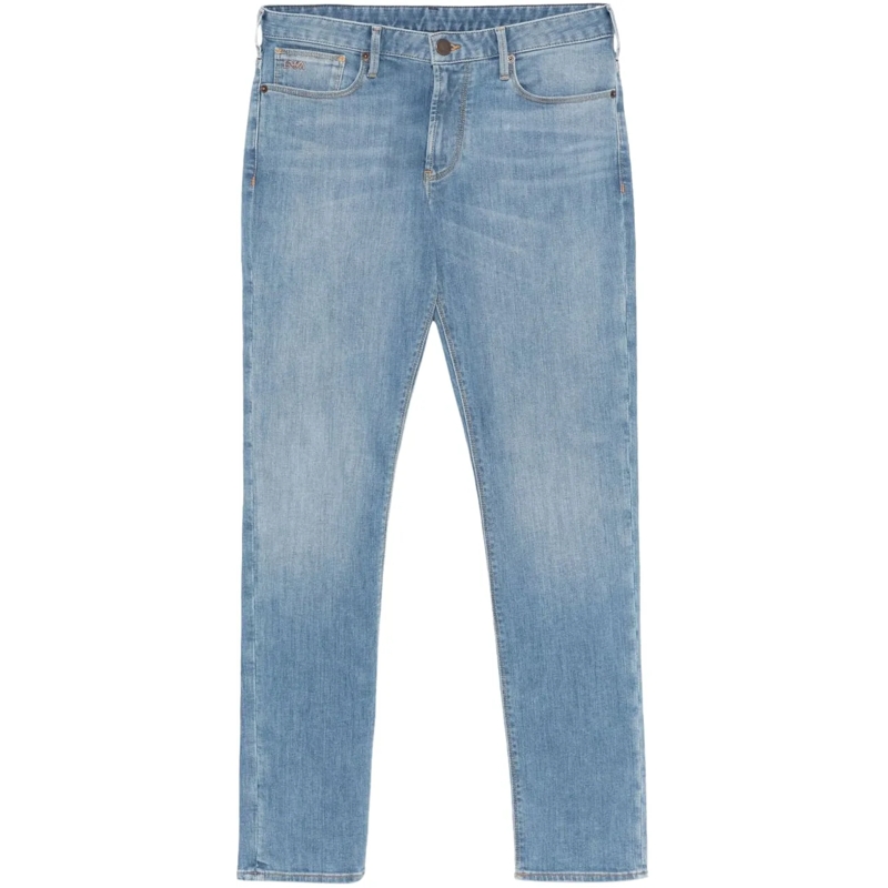 Emporio Armani Jeans à jambe droite Jeans Clear Blue blau