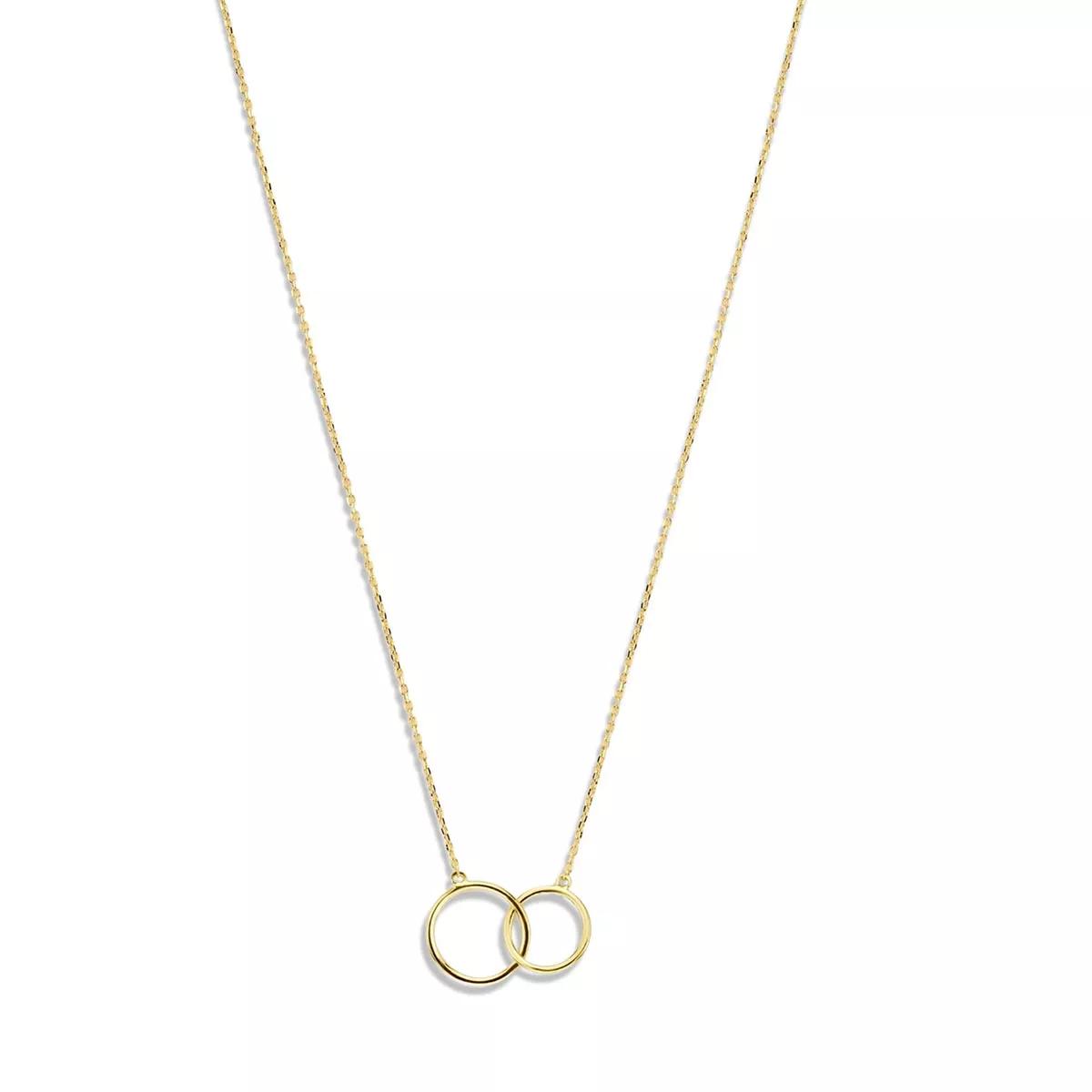 Isabel Bernard Halskette - Le Marais Loulou 14 Karat Necklace With Rings - Gr. unisize - in Gold - für Damen