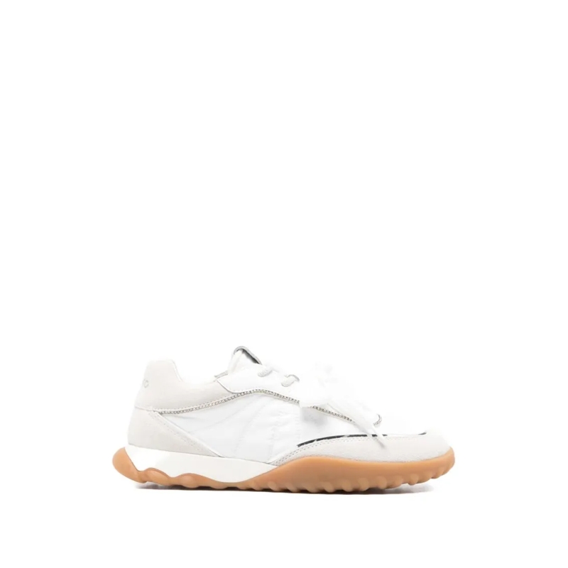 Pinko Low-Top-Sneaker White Sneakers With Smooth And Textured Panels White