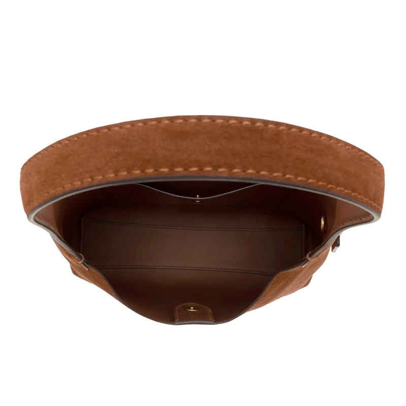 Coach Schultertasche Suede Brooklyn Shoulder Bag 28 Warm Brown(Image 5)