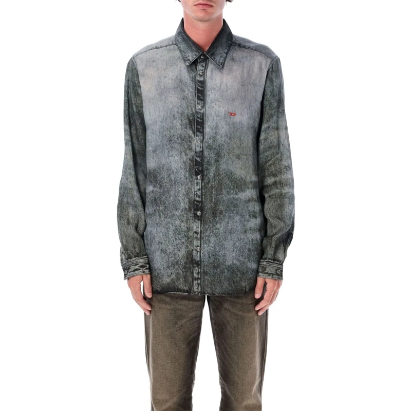Diesel Hemd S-Simply-Lkct Shirt Grey