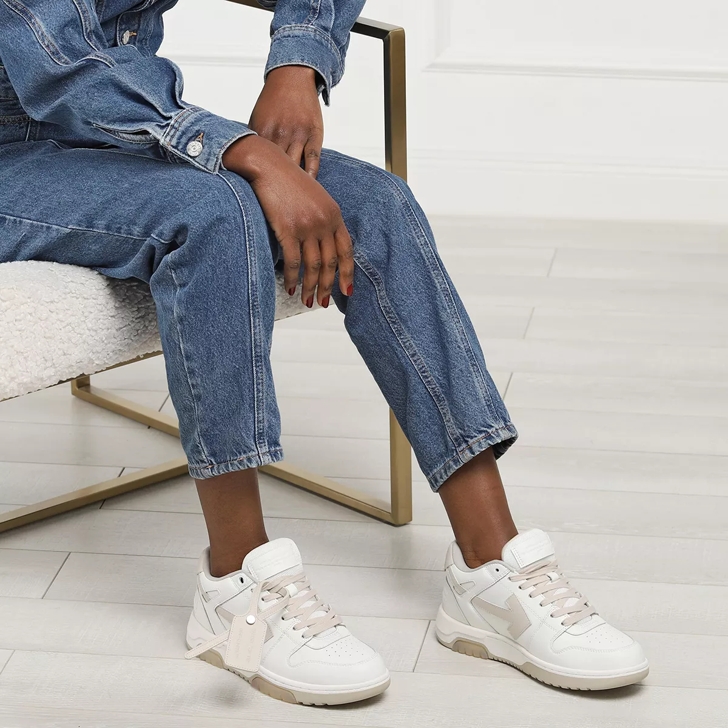 Off-White Out Of Office Calf Leather White Beige | Low-Top Sneaker ...
