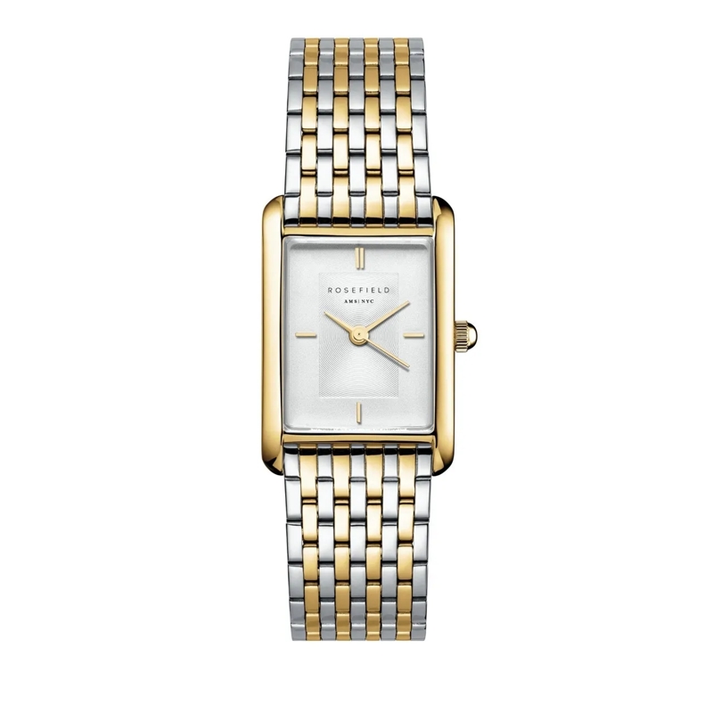 Rosefield Quarzuhr Damenuhr Heirloom Eckig gold