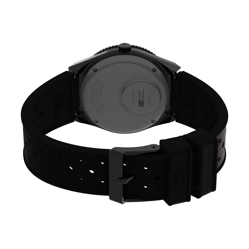 Timex Quarzuhr Analoge Uhr Q Timex Gmt grau(Image 4)