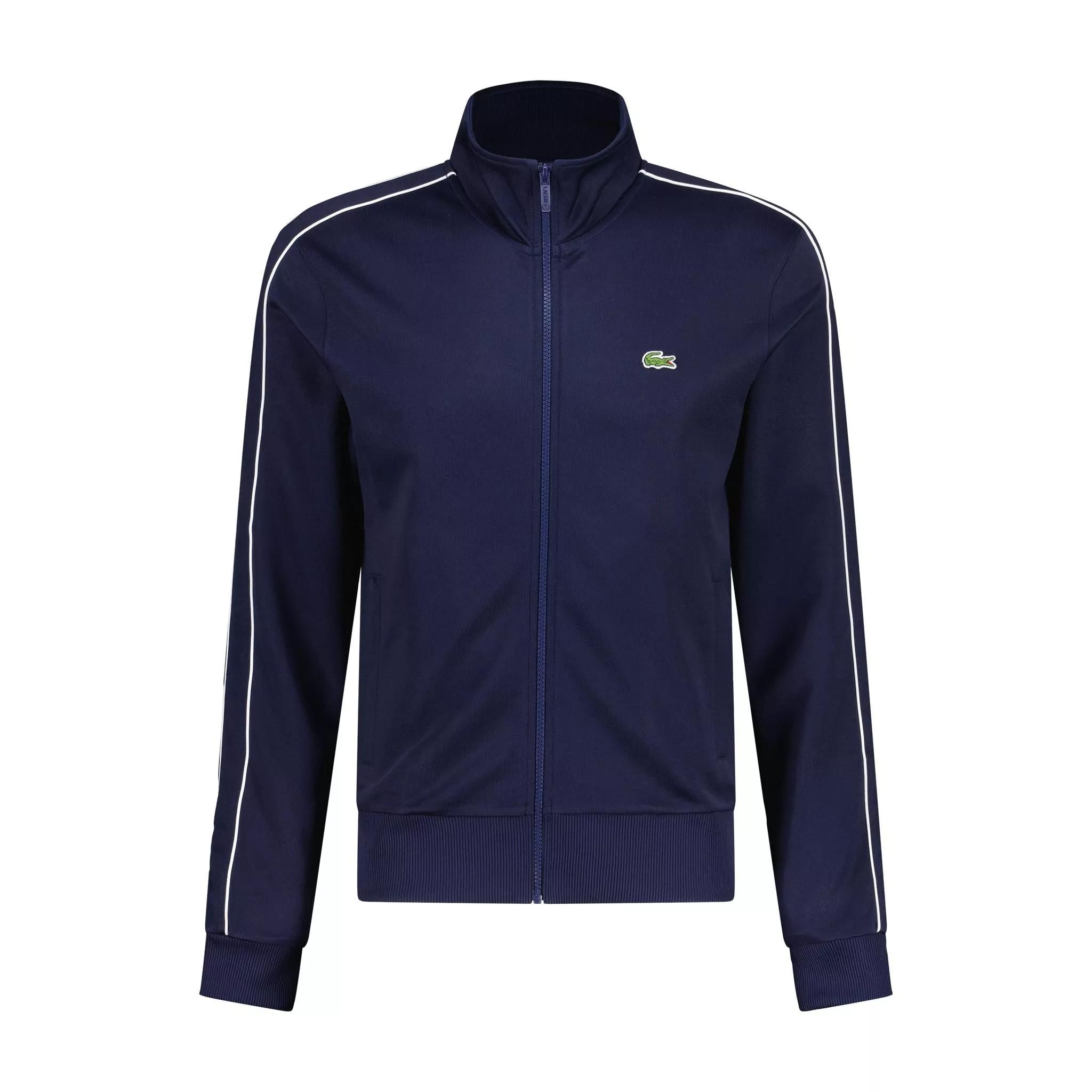 Lacoste - Sweatjacke mit Logo Stickerei 47702405710170 - Größe XXL - dark blue