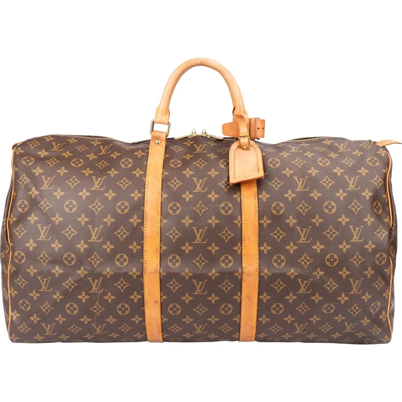 Louis Vuitton Tote Louis Vuitton Canvas Monogram Keepall 60 braun
