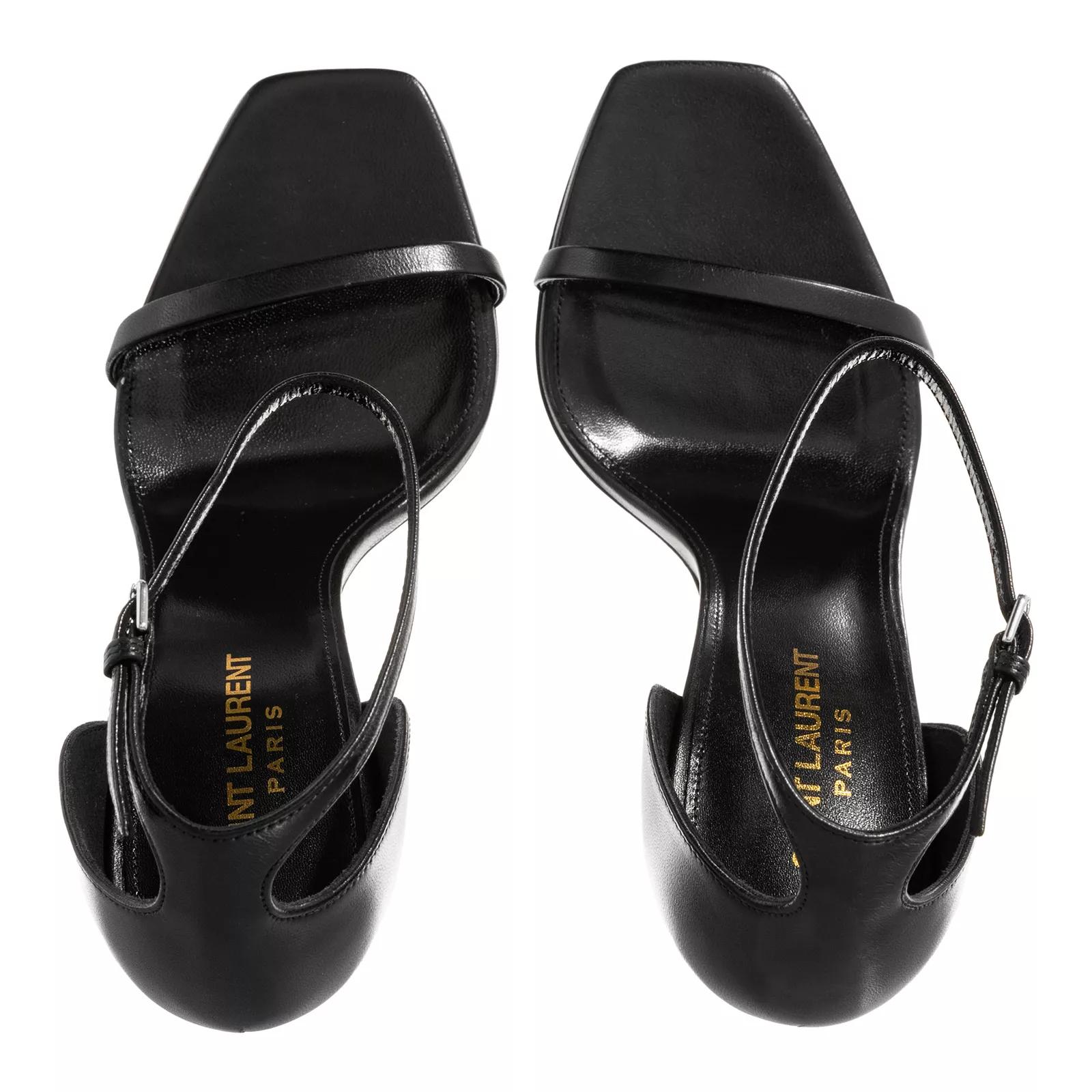 Saint Laurent Opyum Sandals Black Sandal