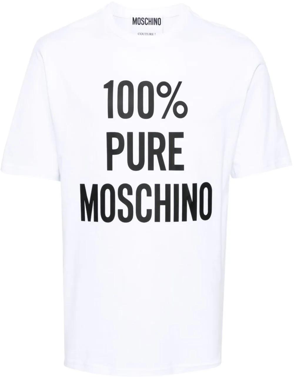 Thumbnail - Moschino - T-Shirts And Polos White - Größe 46 - weiß