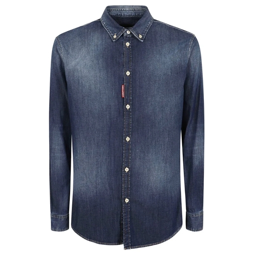 Dsquared2 Hemden Relax Dan Bd Shirt Blue