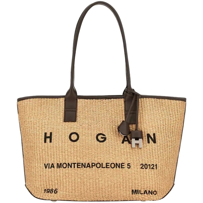 Hogan Shopper Bags Beige beige