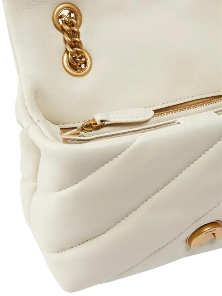 pinko Hobo bags Quilted White Bag in wit