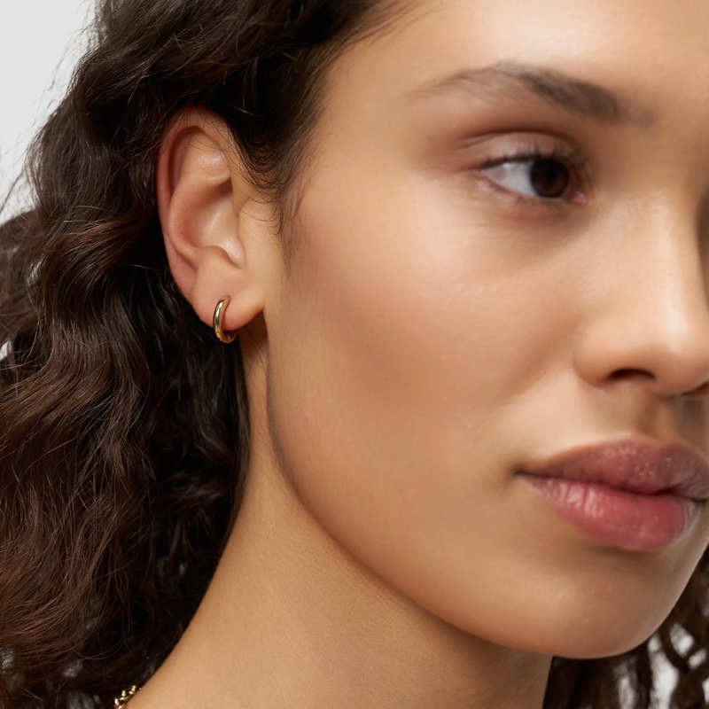 Liebeskind Berlin Ohrstecker Edelstahl Metal Heart gold(Image 5)