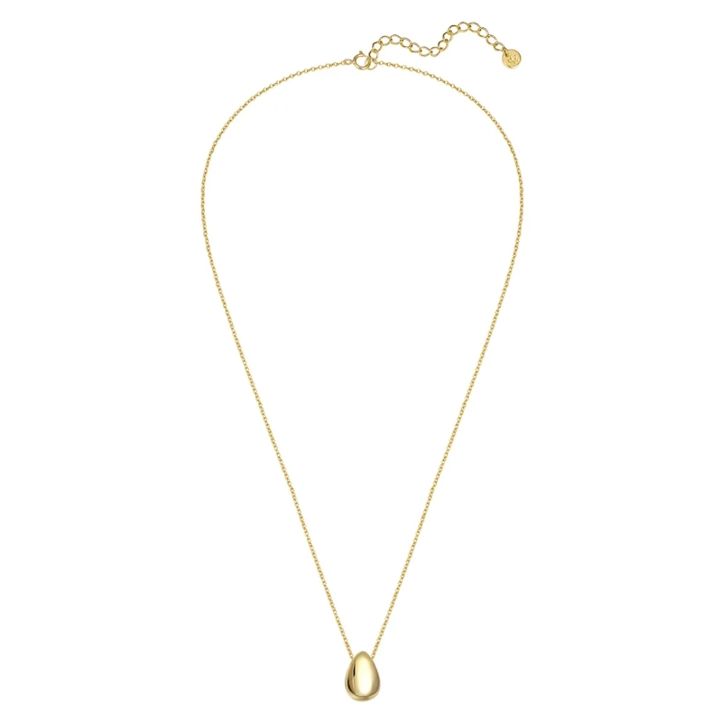 Glanzstücke München Mittellange Halskette Sterling Silber Halskette Tropfen gold(Image 2)