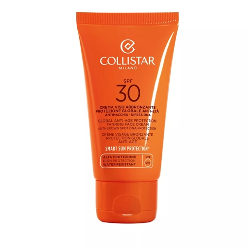 Collistar GLOBAL ANTI-AGE PROTECTION TANNING FACE CREAM SPF30 Sonnenlotion