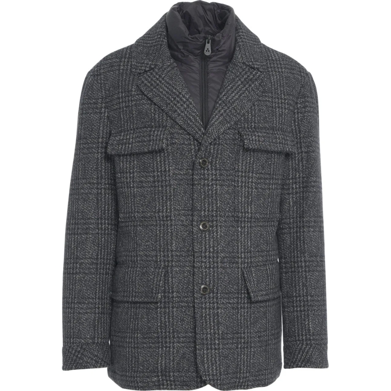 Peuterey Daunenjacke Glencheck Jacket grau