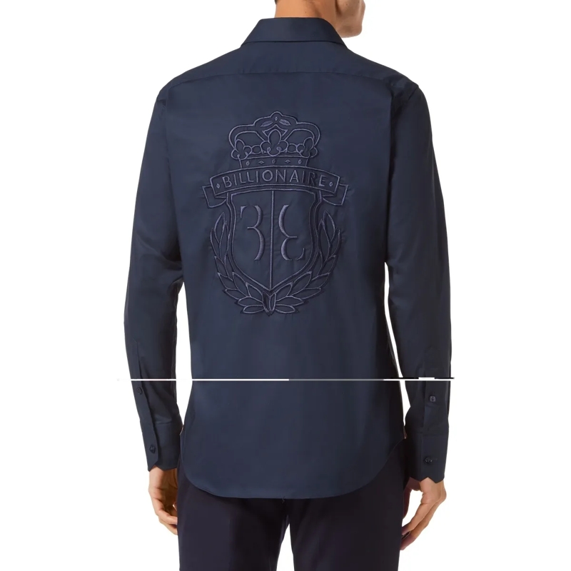 BILLIONAIRE Hemd Hemd Slim Fit dunkel-blau(Image 2)