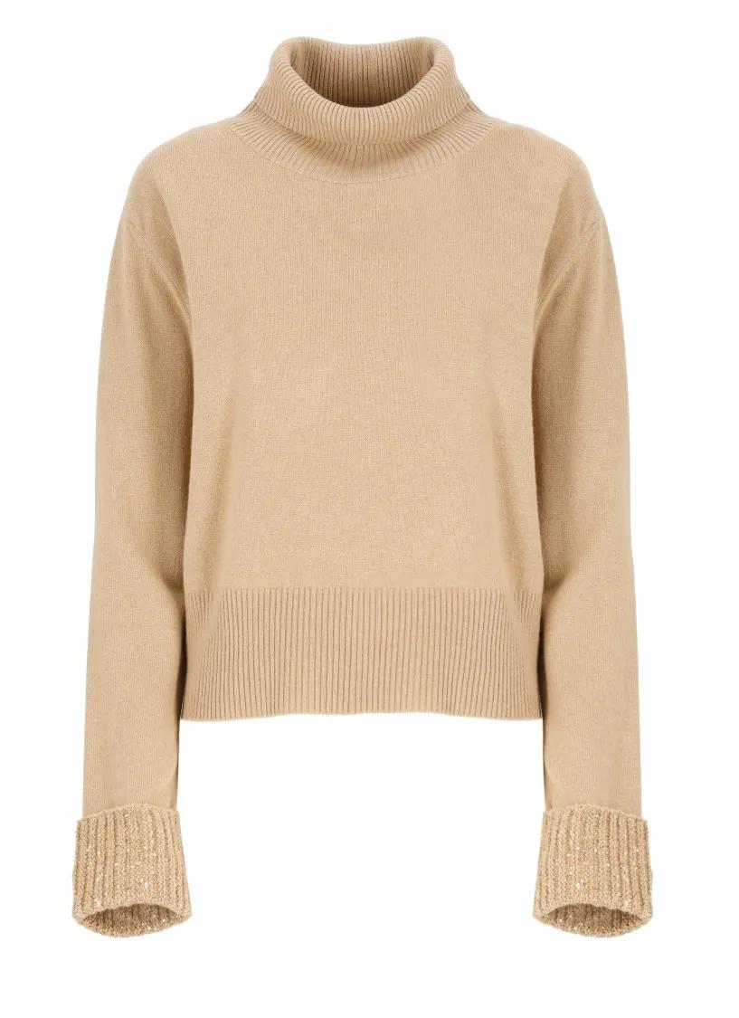 Fabiana Filippi - Brown Wool And Silk Sweater - Größe 38 - braun