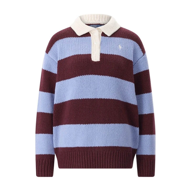 Polo Ralph Lauren  Pullover aus Woll-Mix blau