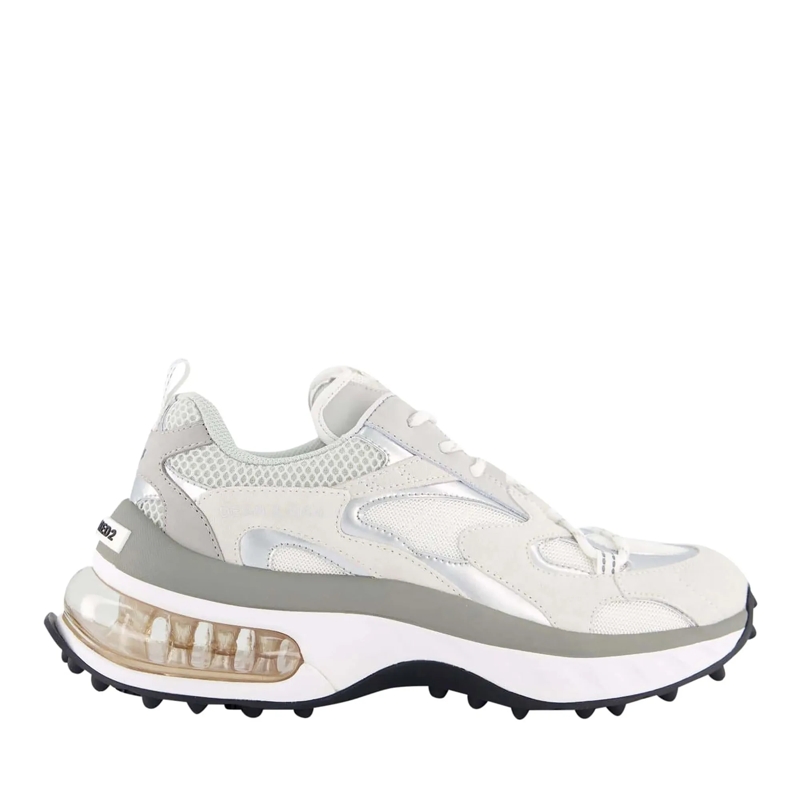 Dsquared2 Sneaker basse Heren Bubble Sneaker Wit/Grijs weiß